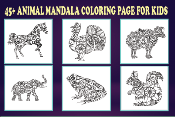 Download Animal Mandala Coloring Pages - Animal mandala Collection