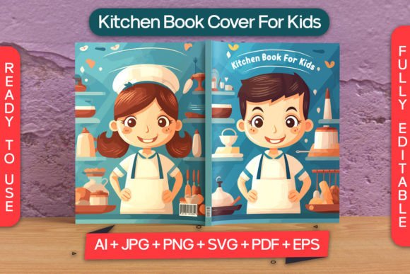 Download Kitchen Book Cover for Kids - Book cover for kids Collection