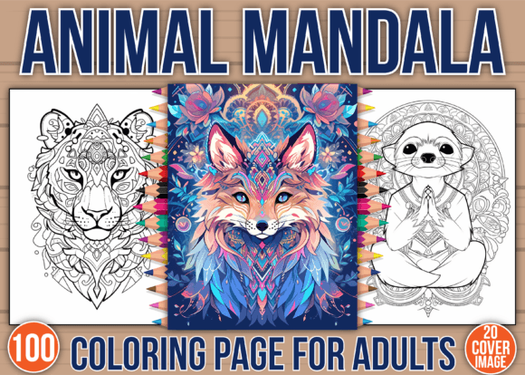 Download About 100 Animal Mandala Coloring Page - Animal mandala Collection