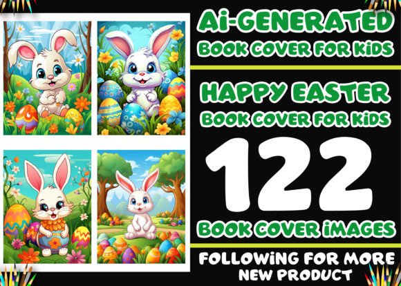 Download 122 Happy Easter Book Cover for Kids KDP - Book cover for kids Collection