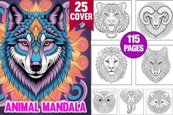 Download Animal Mandala Coloring Pages - Animal mandala Collection