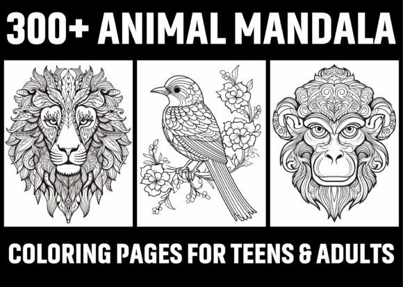 Download 300+ Animal Mandala Coloring Pages - Animal mandala Collection