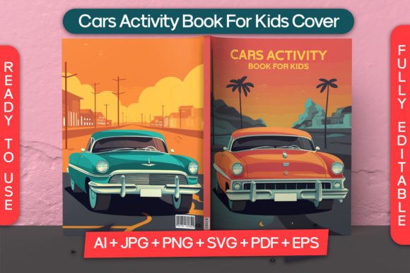 Download Cars Activity Book Cover for Kids - Book cover for kids Collection