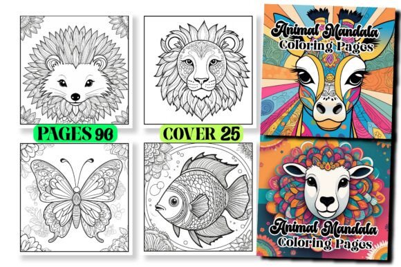 Download Bold Easy Animal Mandala Coloring Pages - Animal mandala Collection