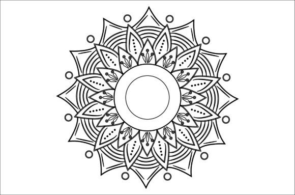 Download Simple Mandala Coloring Page for Kid V24 - Simple mandala coloring Collection